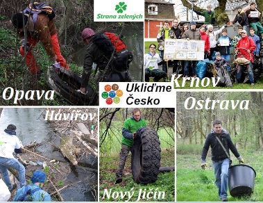 Zelení Uklízí Česko v Moravskoslezském kraji